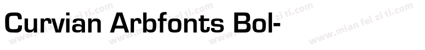 Curvian Arbfonts Bol字体转换